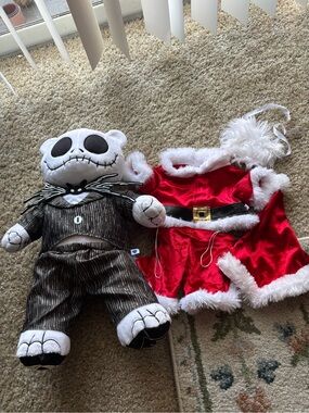Nightmare Before Christmas Jack Skellington Disney Build a Bear Plush w Outfit